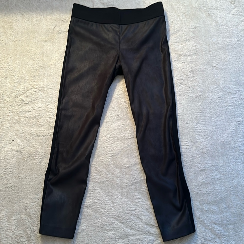 Club Monaco leggings- front suade